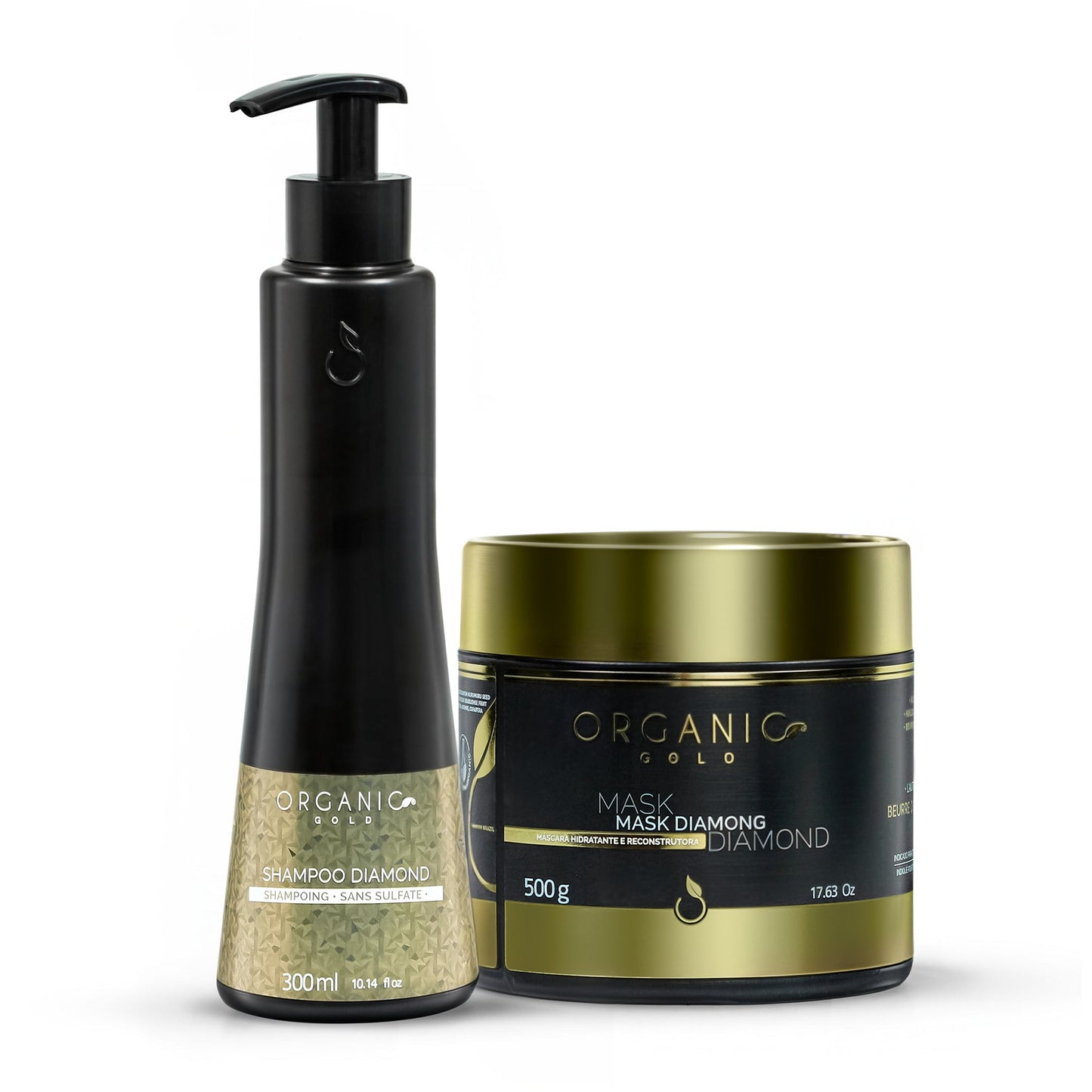 Kit de Soin – Diamond – Nutrition et Brillance – Pro – Organic Gold