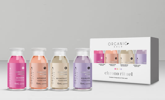 Kit Découverte – Chrono Rituel 4 Soins Capillaires – 15ml - Organic Gold