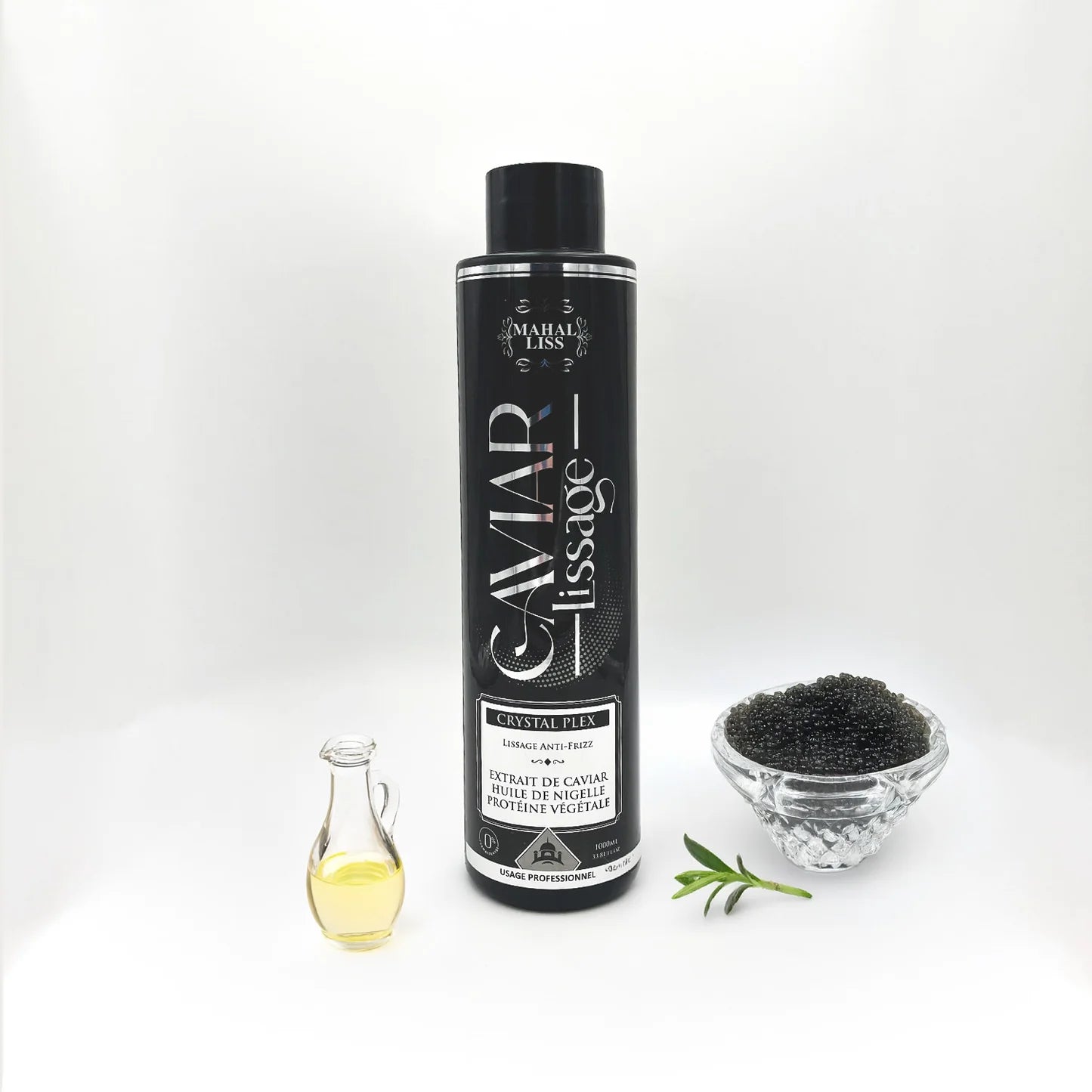 Lissage au Caviar – Extrait de Caviar & Huile de Nigelle – 500 ml – Mahal Liss®